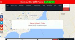 Desktop Screenshot of davaopropertyfinder.com