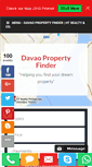 Mobile Screenshot of davaopropertyfinder.com